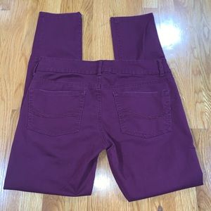 Kohl’s SO Juniors Maroon Purple Skinny Jeans